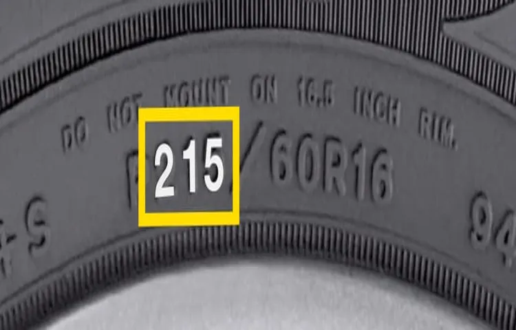 A Certain Tire: Understanding What the 65 Number Signify in P215-65R16 Size