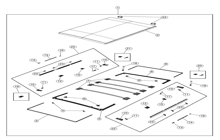 Are Tonneau Cover Parts Diagram: A Comprehensive Guide for Easy Repairs