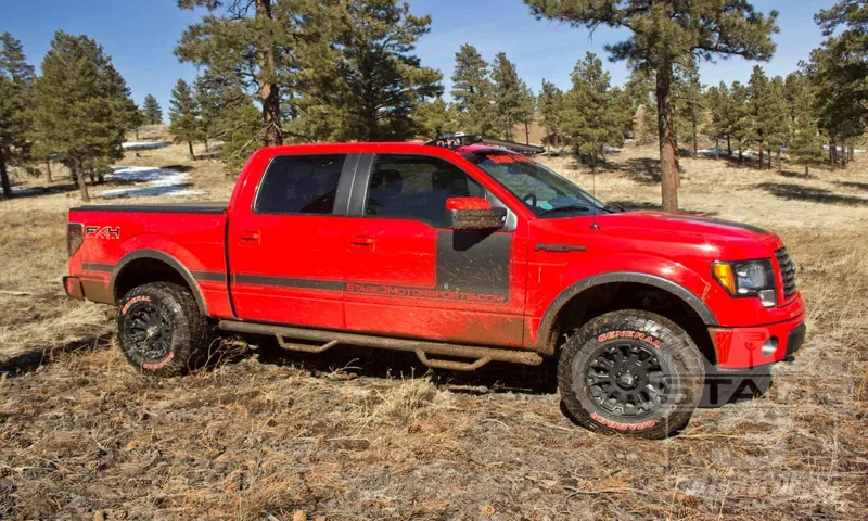 can i jack my f-150 up by the running board