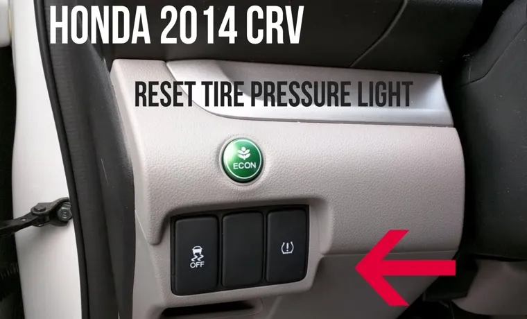 Honda CR V How to Check Tire Pressure: A Comprehensive Guide.