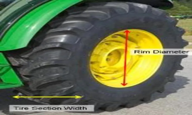 how big is a tractor tire