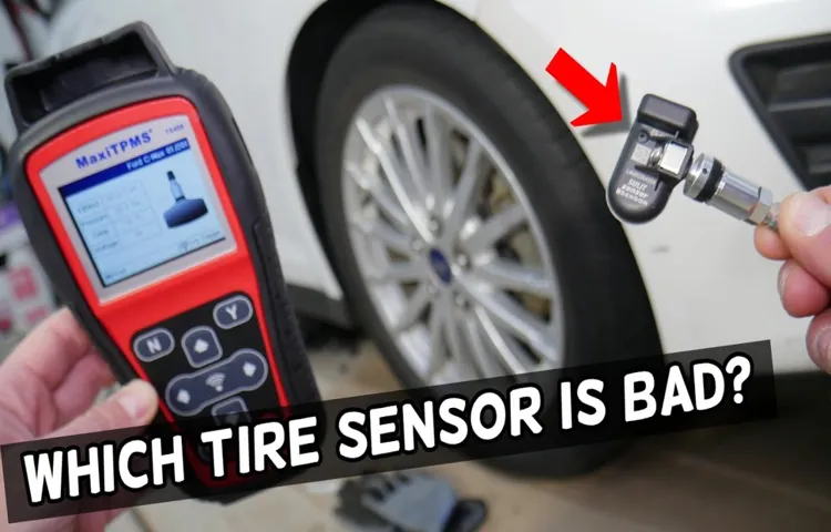 how can i tell if my tire sensor is bad