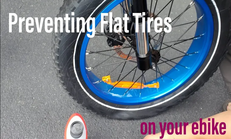 how can you avoid getting a flat tire