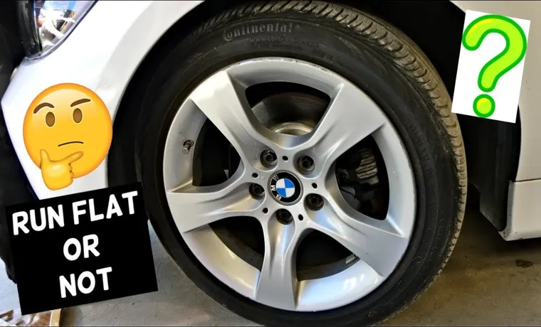 how do i know if my tire is flat