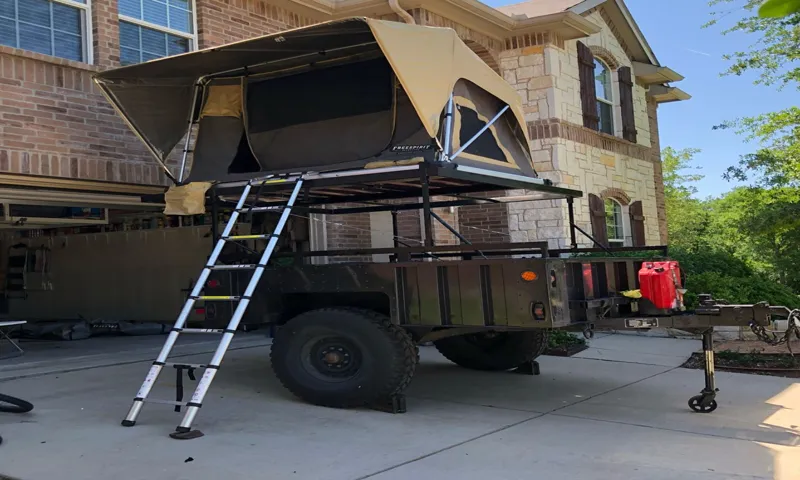 how does a roof top tent mount