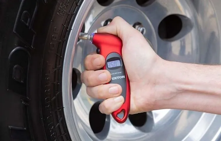 how does the tire pressure change in response to the temperature change