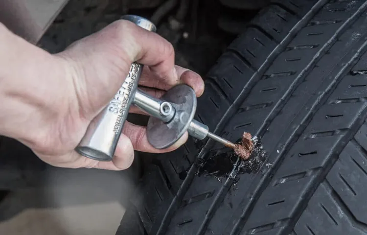 how far can you drive with a nail in your tire