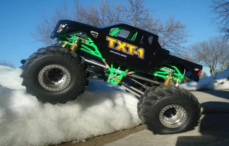 how heavy is a monster truck tire