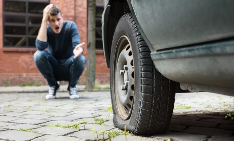 how long can a car sit on a flat tire