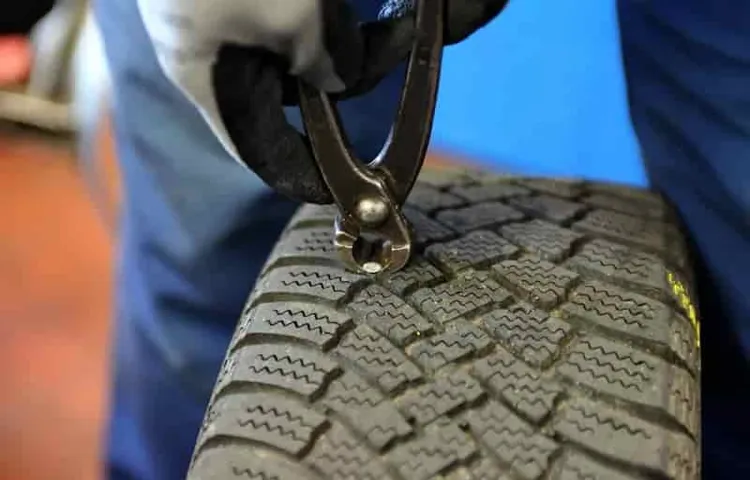 how long can you ride with a nail in your tire