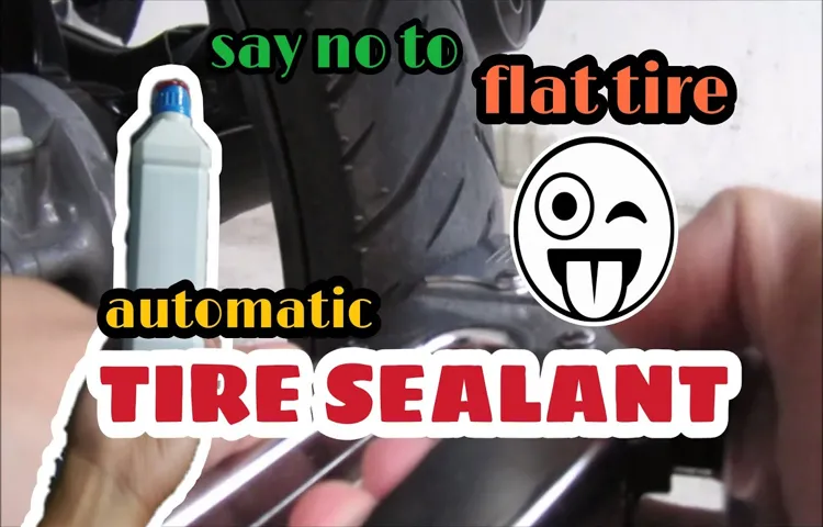 how long does tire sealant take to dry