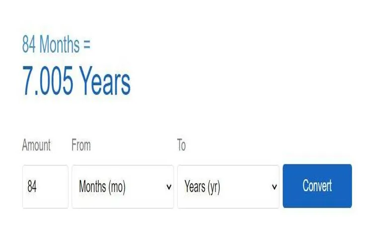 How Long Is 84 Months in Years? Tips to Simplify the Conversion Process