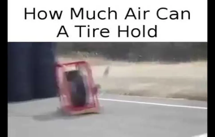 how much air does a donut tire hold