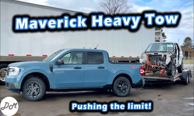 how much can a ford maverick tow