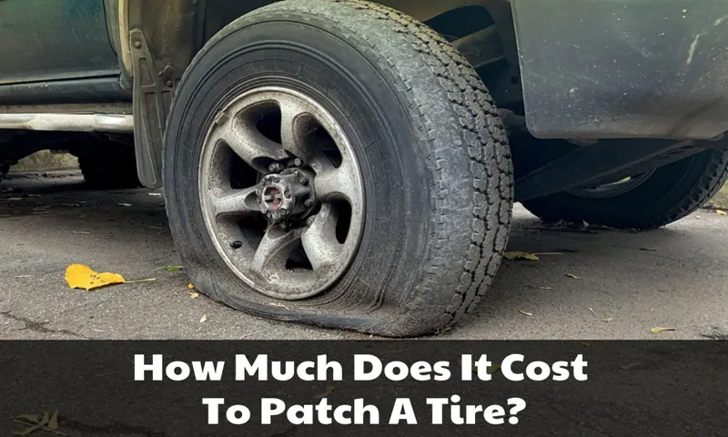 how much do they charge to patch a tire