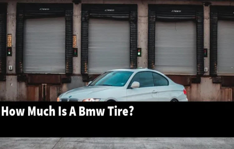 how much does a bmw tire cost