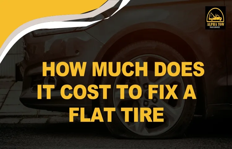 How Much Does a Tire Repair Cost? Expert Analysis and Tips