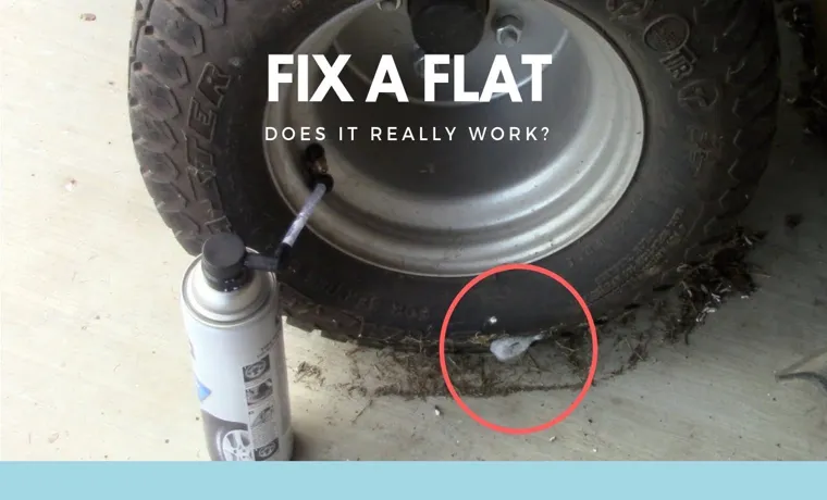 how much does fixing a flat tire cost