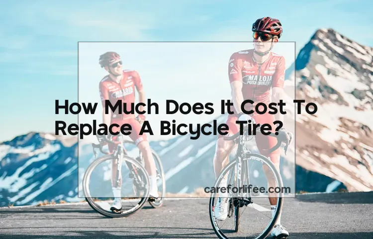 how much does it cost to change a bike tire