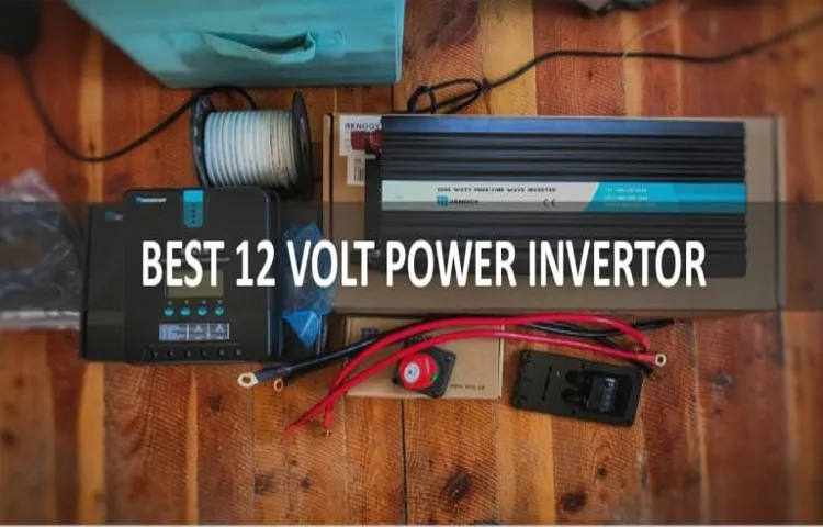 how much power does a 12 volt inverter use