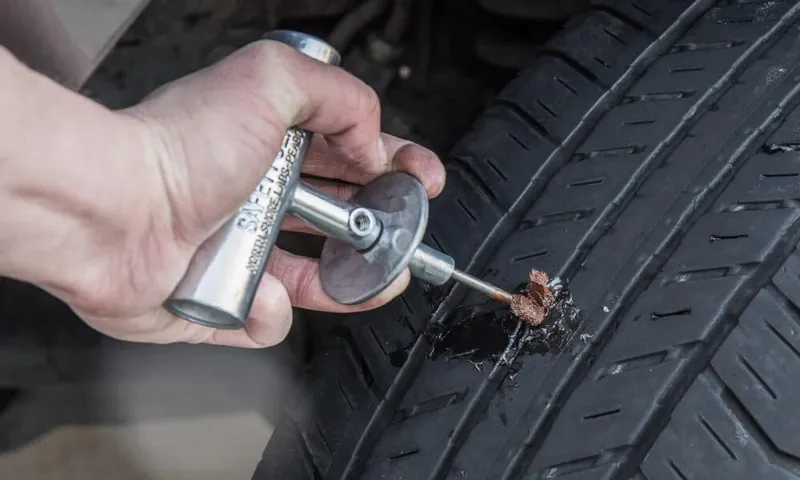 how much to get a tire plugged