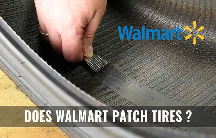 how much to patch a tire at walmart