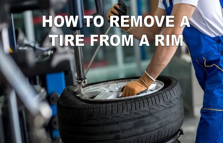 How Much to Remove Tire from Rim: Cost-effective Solutions to Save Money