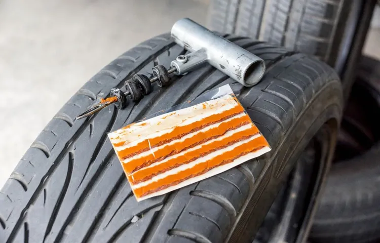 how safe is a patched tire