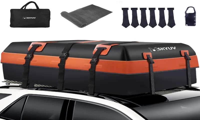 how to add anti-theft to car roof bag