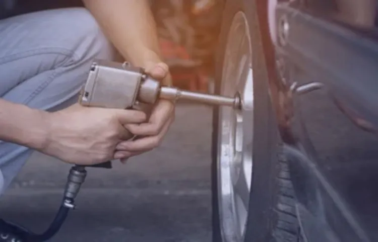 how to break a lug nut off a tire