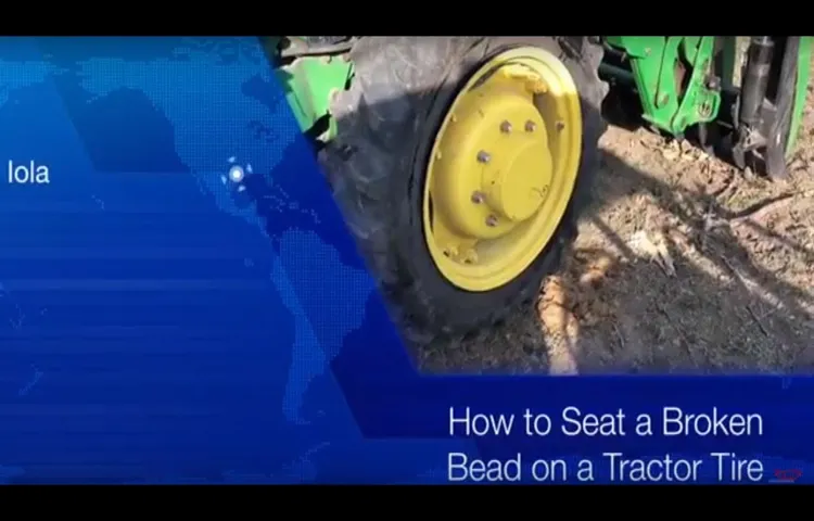 How to Break the Bead on a Tractor Tire: Tips and Tricks for Easy Removal