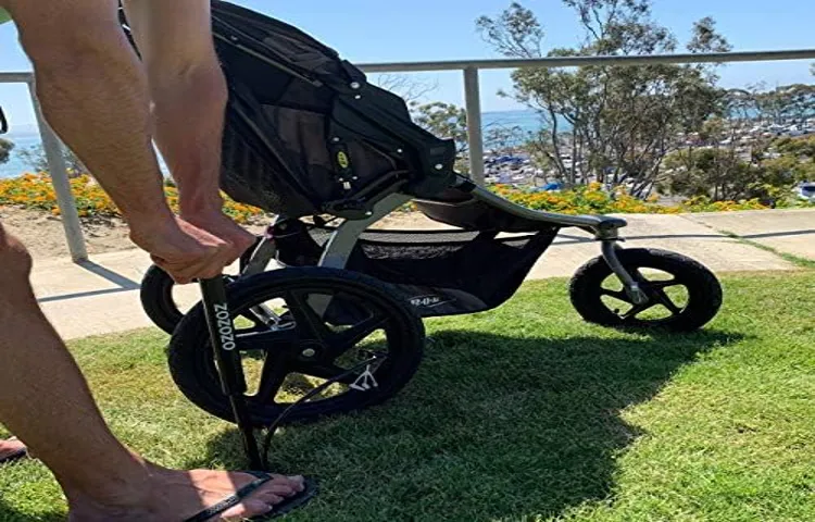 how to change a bob stroller tire