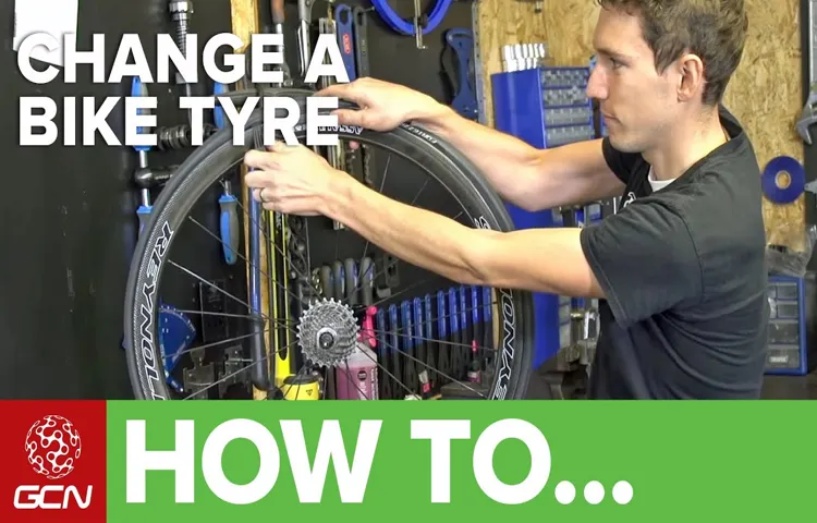 how to change a rear bike tire