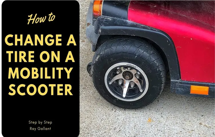 how to change a scooter tire