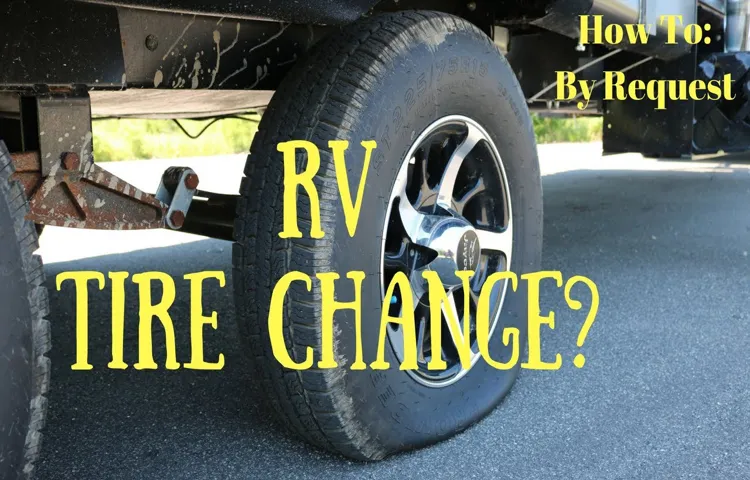 how to change a tire on a single axle travel trailer