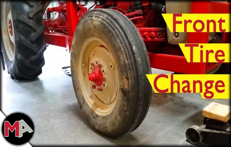 how to change a tractor tire