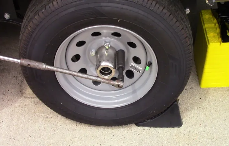 how to change a trailer tire