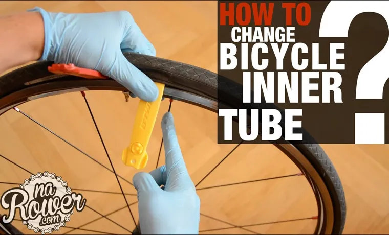 how to change bike inner tube without tire lever