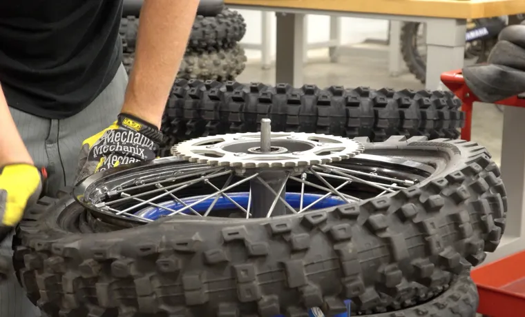 how to change dirt bike tire