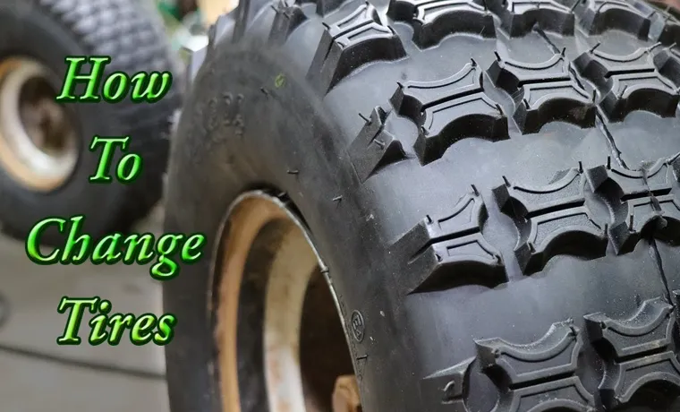 how to change go kart tire