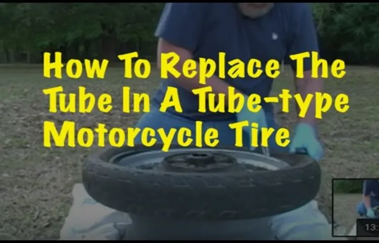 How to Change a Motorcycle Tire with Tube: A Step-by-Step Guide