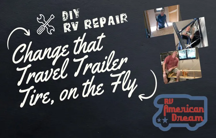 how to change tire on travel trailer