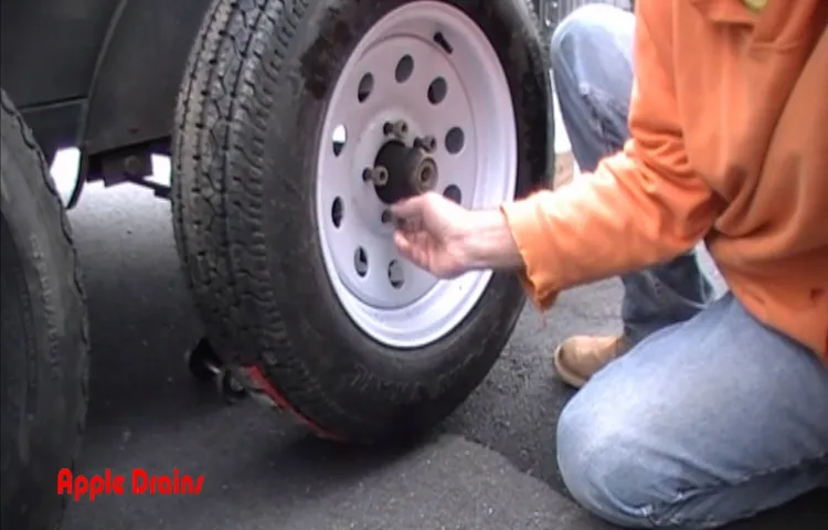 how to change trailer tire