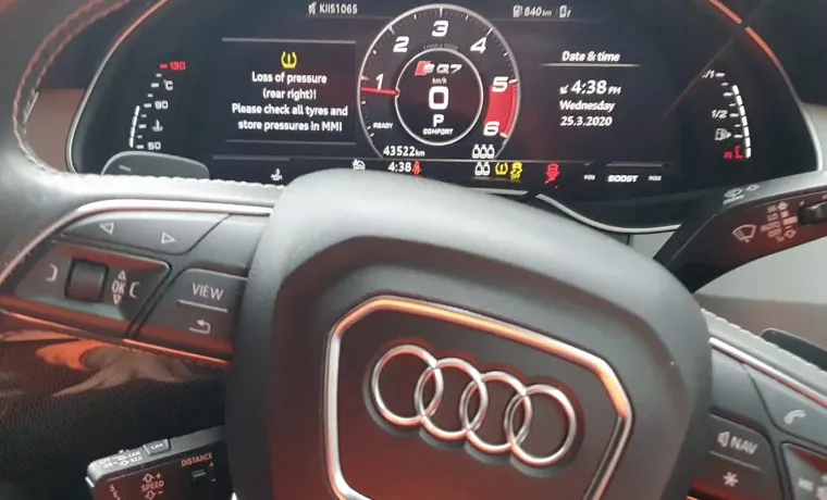 how to check audi q7 tire pressure