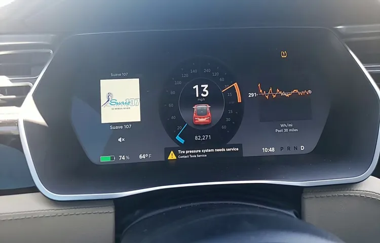 how to check tesla tire pressure model s