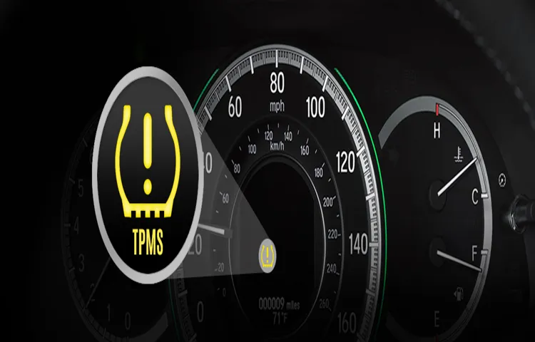 how to check tire pressure honda civic 2019