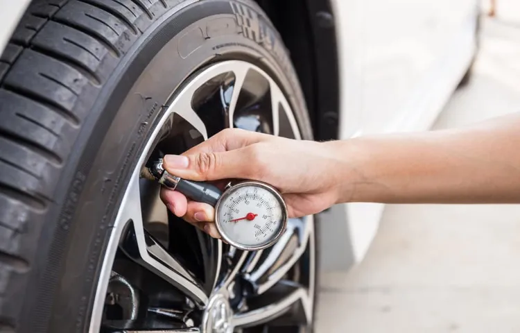 how to check tire pressure in toyota corolla