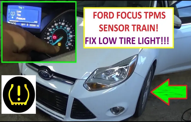 how to check tire pressure on ford escape