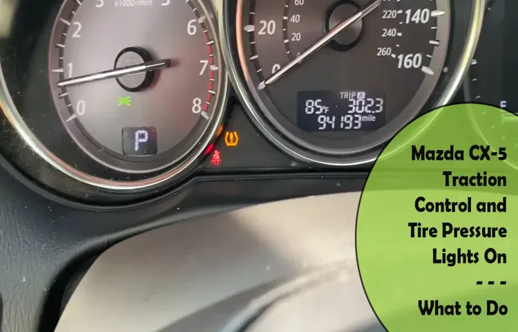 how to check tire pressure on mazda cx5