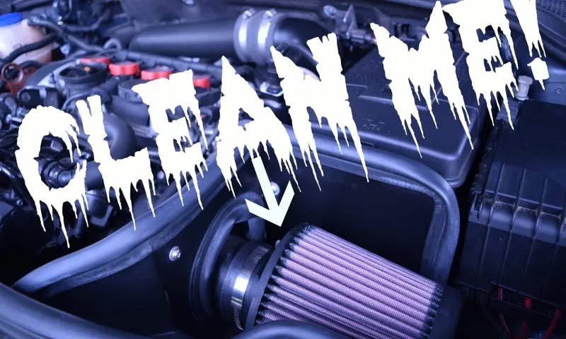 how to clean air intake filter